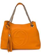 Gucci Gg Logo Tote Bag - Orange