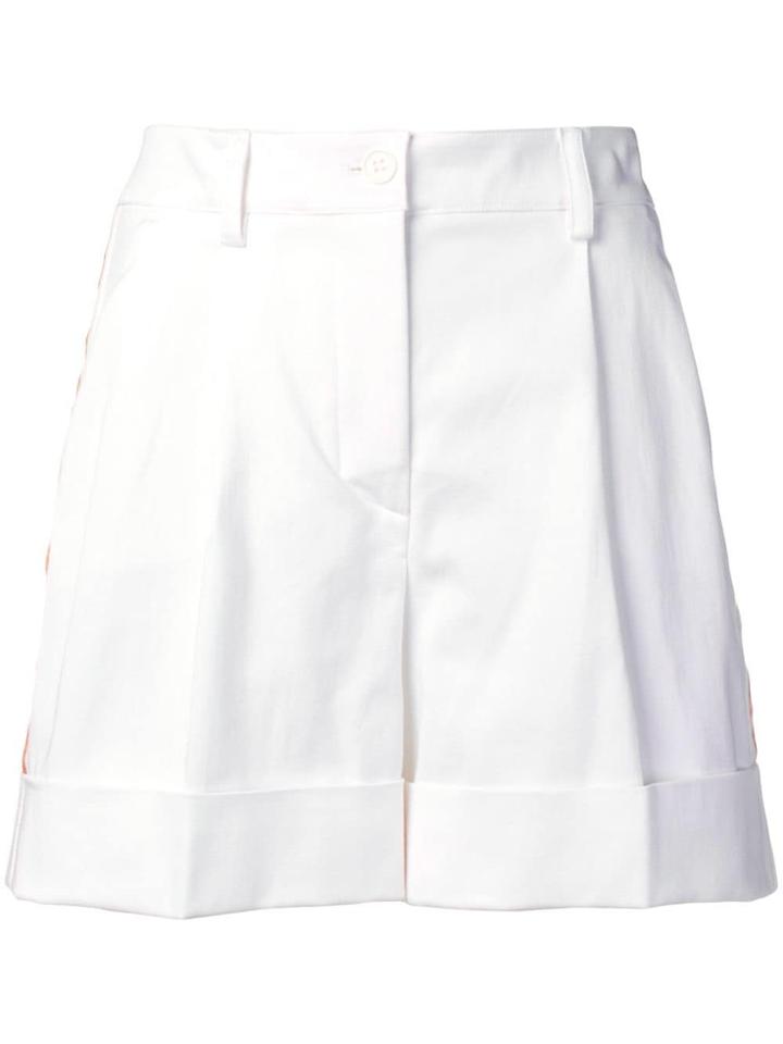P.a.r.o.s.h. Tailored Fitted Shorts - White
