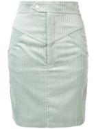Isabel Marant High Waisted Corduroy Skirt - Green