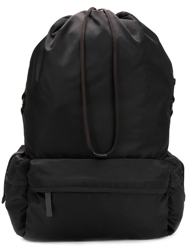 Jil Sander Drawstring Backpack - Black