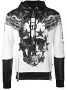 Philipp Plein - Moon Hoodie - Men - Cotton - L, White, Cotton