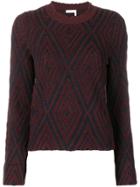 See By Chloé Frilly-neck Sweater - Red