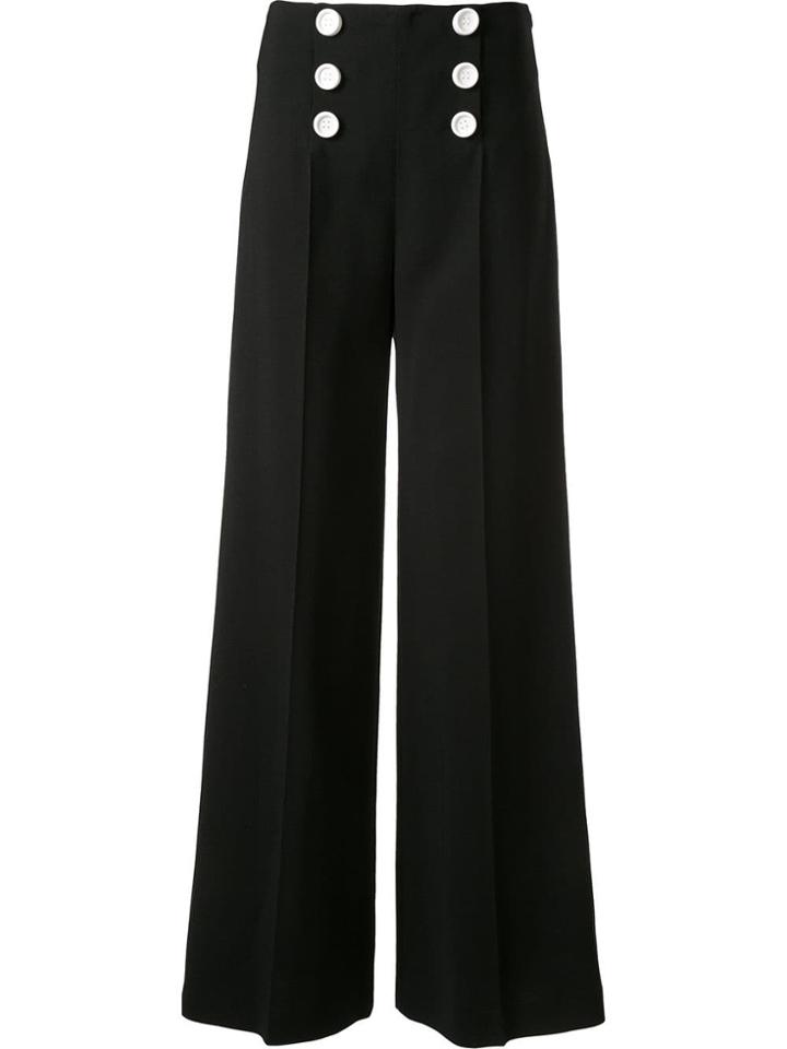 Paule Ka High-waisted Trousers - Black