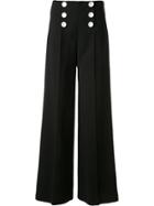 Paule Ka High-waisted Trousers - Black