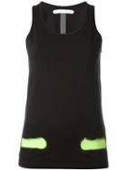Off-white Graffiti Print Tank Top, Women's, Size: L, Black, Cotton