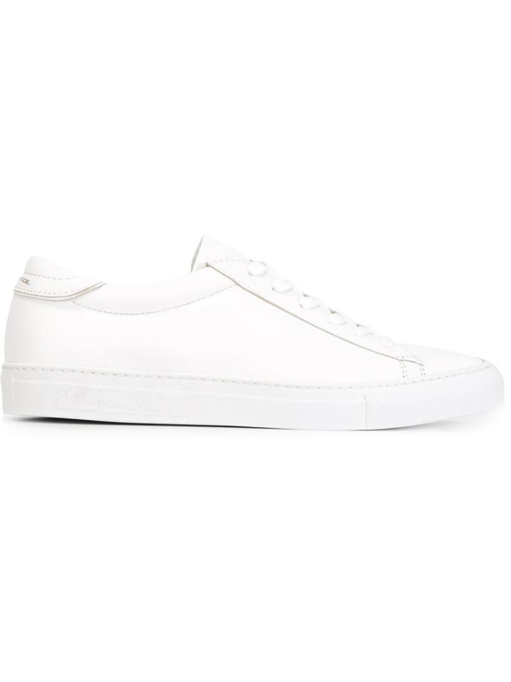 Philippe Model Classic Lace-up Sneakers, Men's, Size: 40, White, Leather/rubber