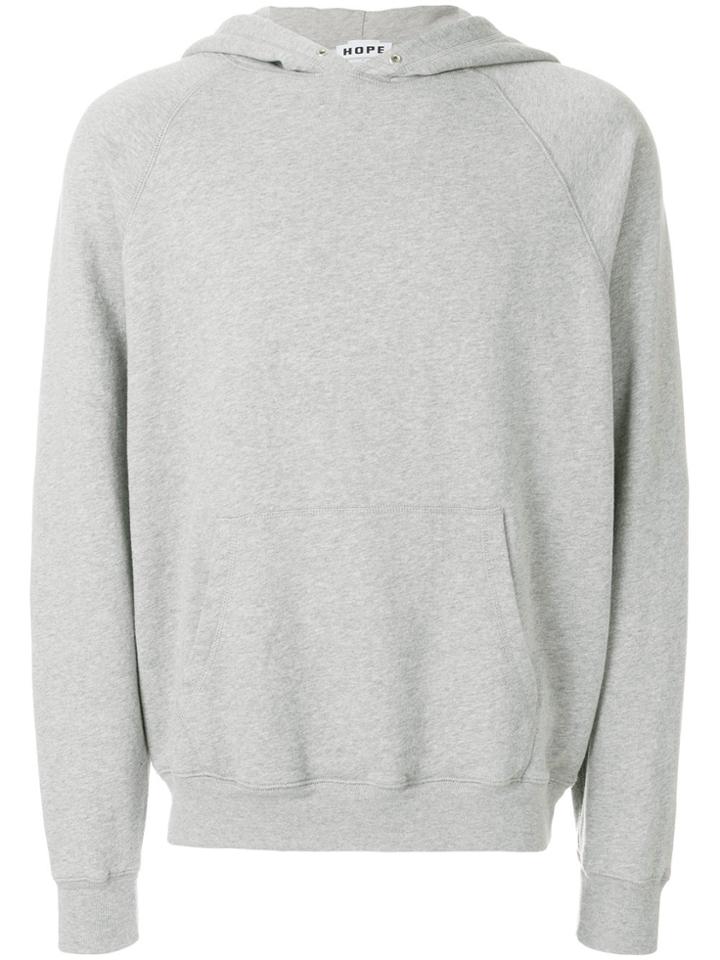 Hope Hooded Knit Jumper - Grey