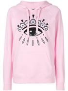 Kenzo Eye Motif Hoody - Pink & Purple
