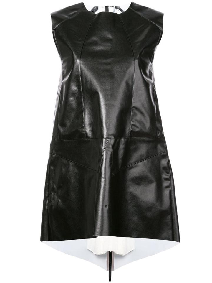 Vionnet Pleated Back Detail Dress - Black