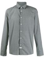 Kenzo Tiger Pattern Tailored Shirt - Blue