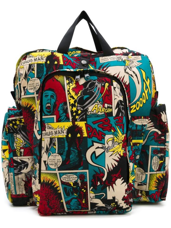 Jean Paul Gaultier Vintage Printed Backpack