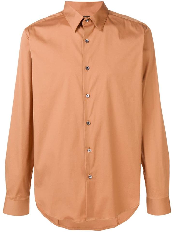 Theory Sylvain Wealth Shirt - Brown