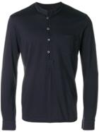 Weber + Weber Long-sleeve Fitted Sweater - Blue