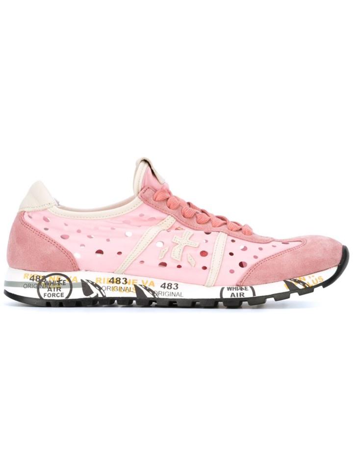 Premiata Lucy Sneakers, Women's, Size: 36, Pink/purple, Leather/rubber/nylon/leather