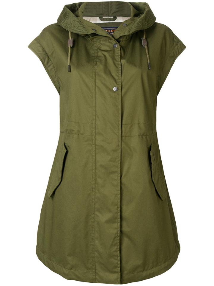 Woolrich Hooded Gilet - Green