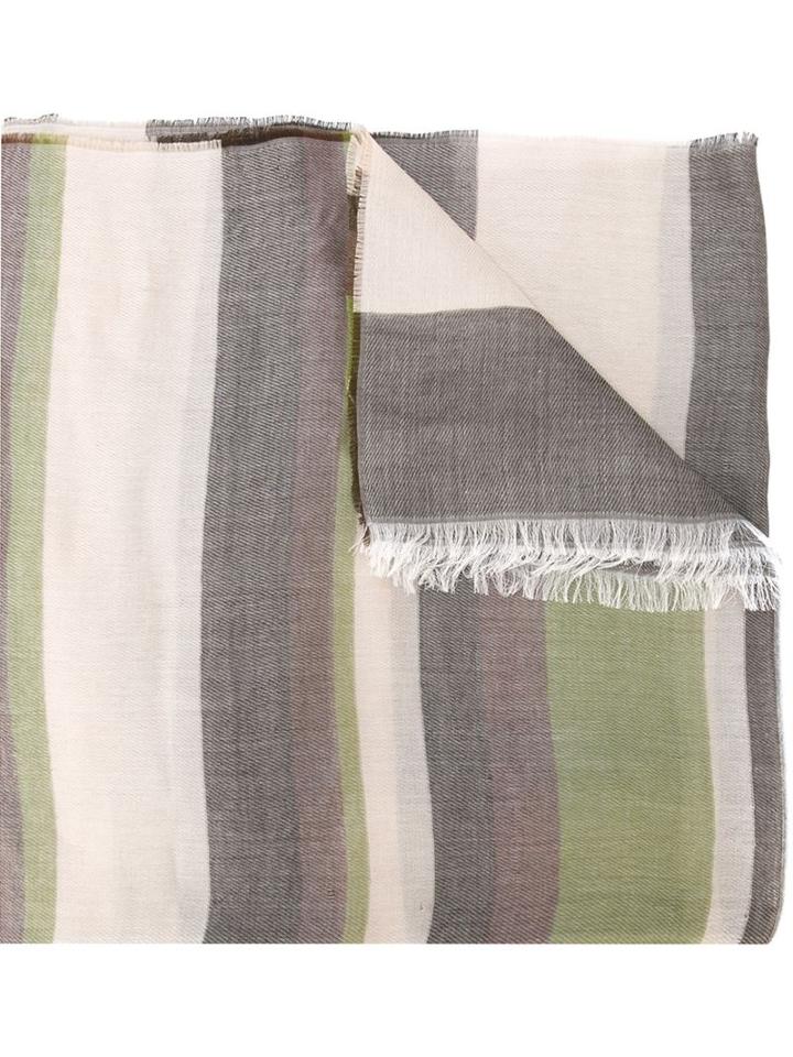 Salvatore Ferragamo Striped Scarf
