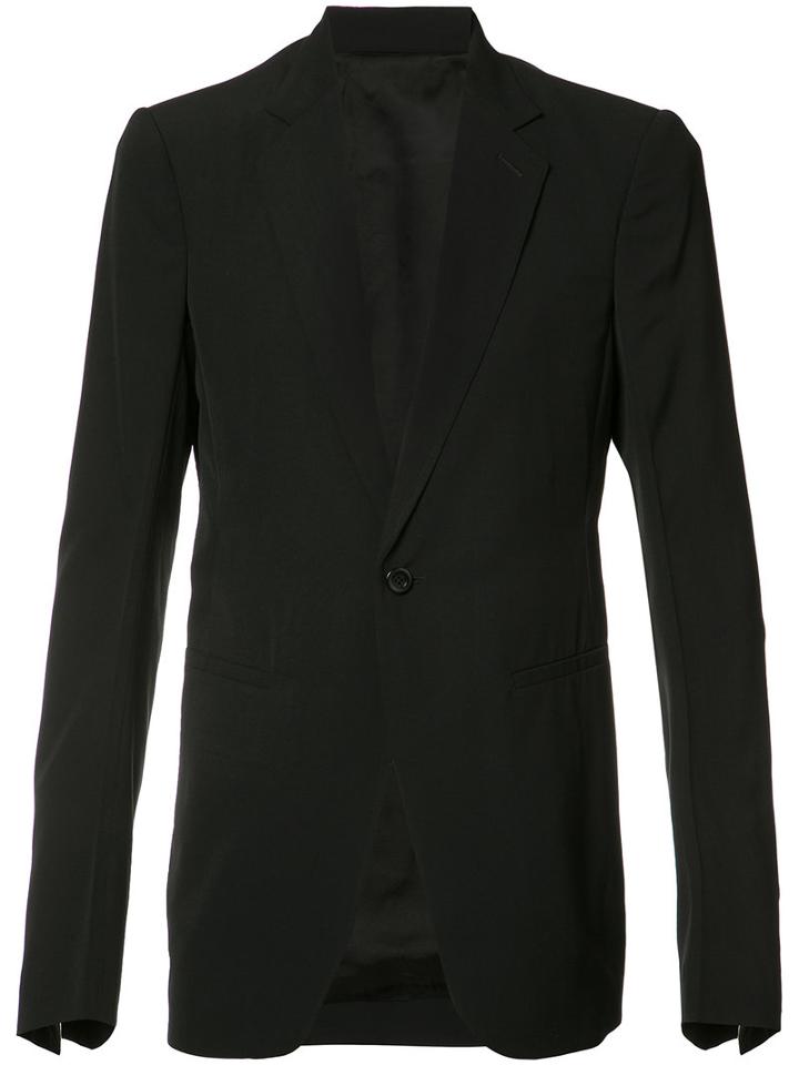 Rick Owens Blazer Jacket, Men's, Size: 56, Black, Viscose/wool/cork