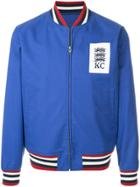 Kent & Curwen Contrast Bomber Jacket - Blue