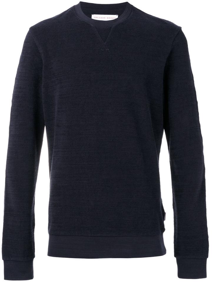 Towelling Sweatshirt - Men - Cotton - M, Blue, Cotton, Orlebar Brown