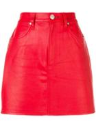 Rag & Bone /jean A-line Mini Skirt - Red