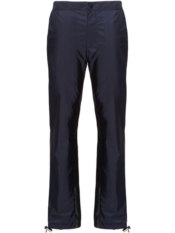 Prada Technical Nylon Trousers - Blue