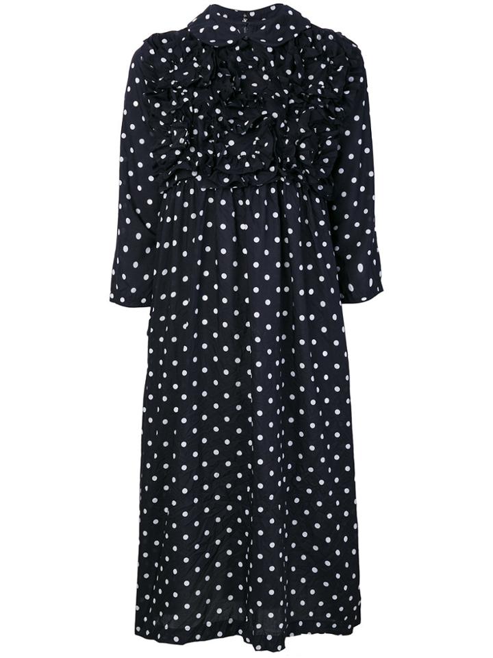 Comme Des Garçons Girl Polka Dot Dress - Blue