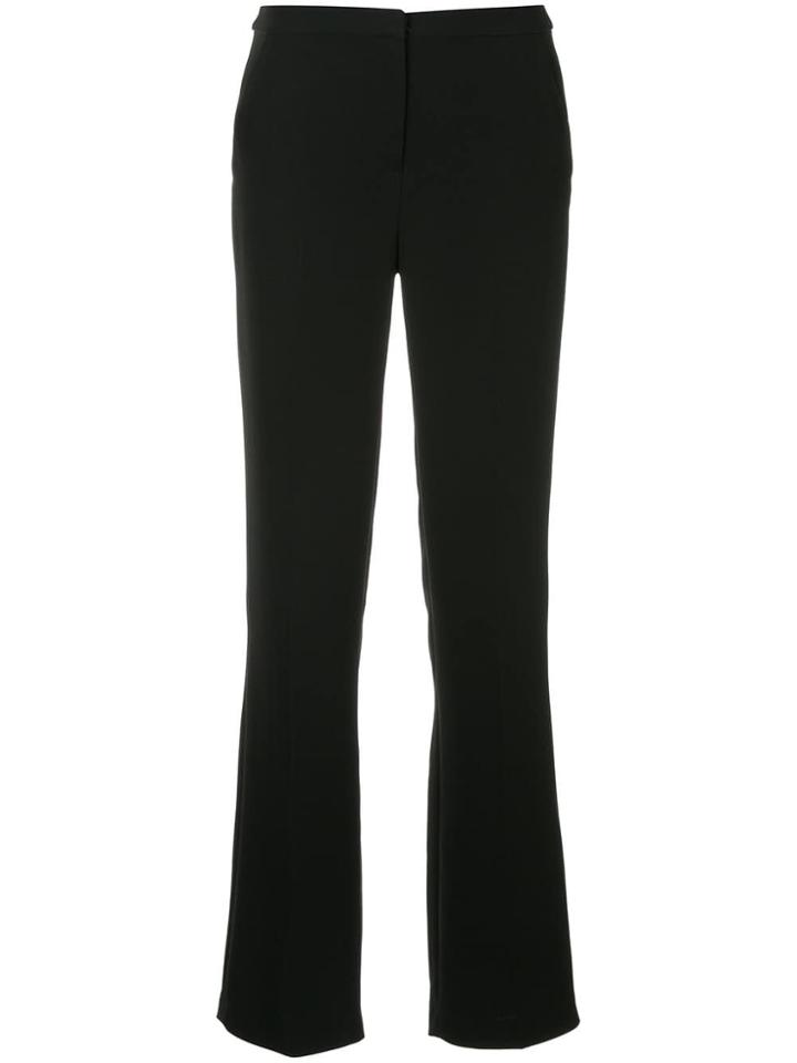 Bianca Spender Crepe Bootleg Trousers - Black