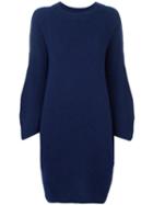 System Sweater Dress, Women's, Blue, Acrylic/nylon/wool/alpaca
