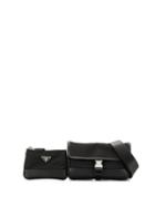 Prada Two Compartment Belt Bag - Black