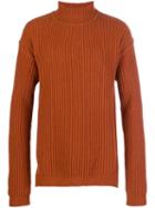 Rick Owens Fisherman Turtleneck Sweater - Orange