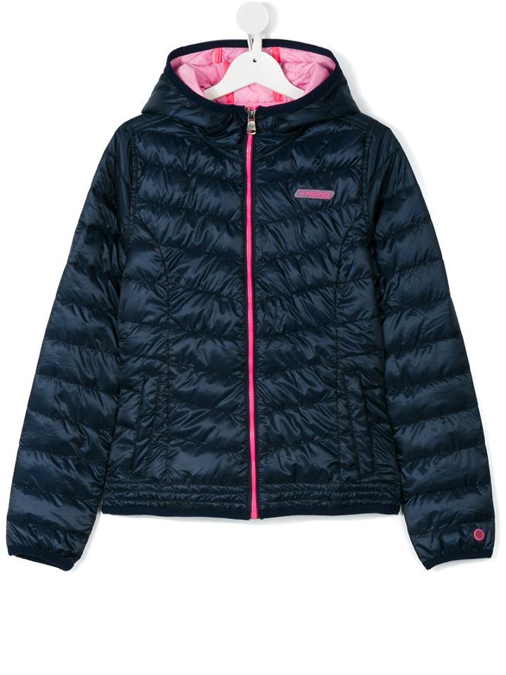 Vingino - Hooded Padded Jacket - Kids - Polyester - 16 Yrs, Blue
