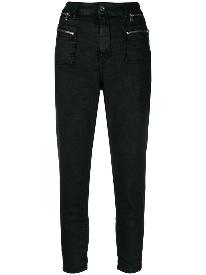Diesel Slim-fit Tapered Jeans - Black
