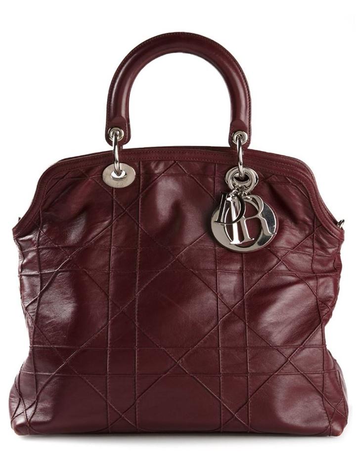Christian Dior Vintage 'granville' Tote, Women's, Red