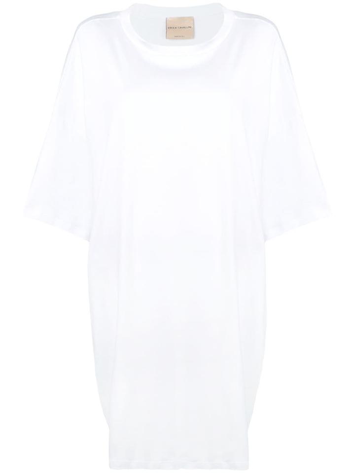 Erika Cavallini Oversized Midi Dress - White