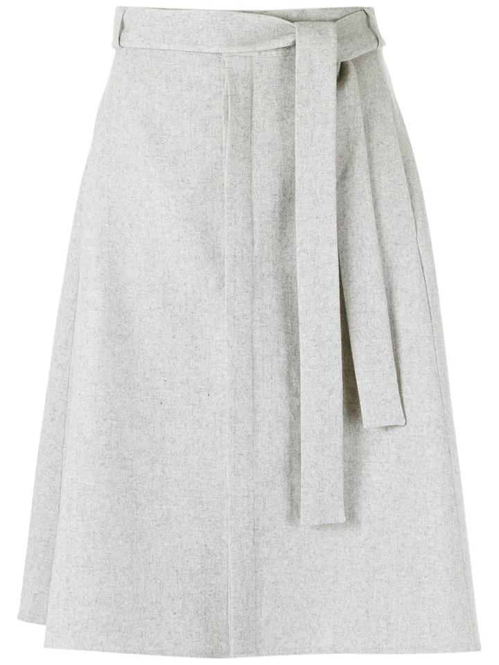 Egrey - A-line Skirt - Women - Cotton - 42, Grey, Cotton