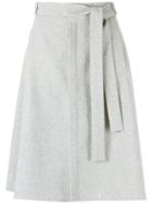Egrey - A-line Skirt - Women - Cotton - 42, Grey, Cotton