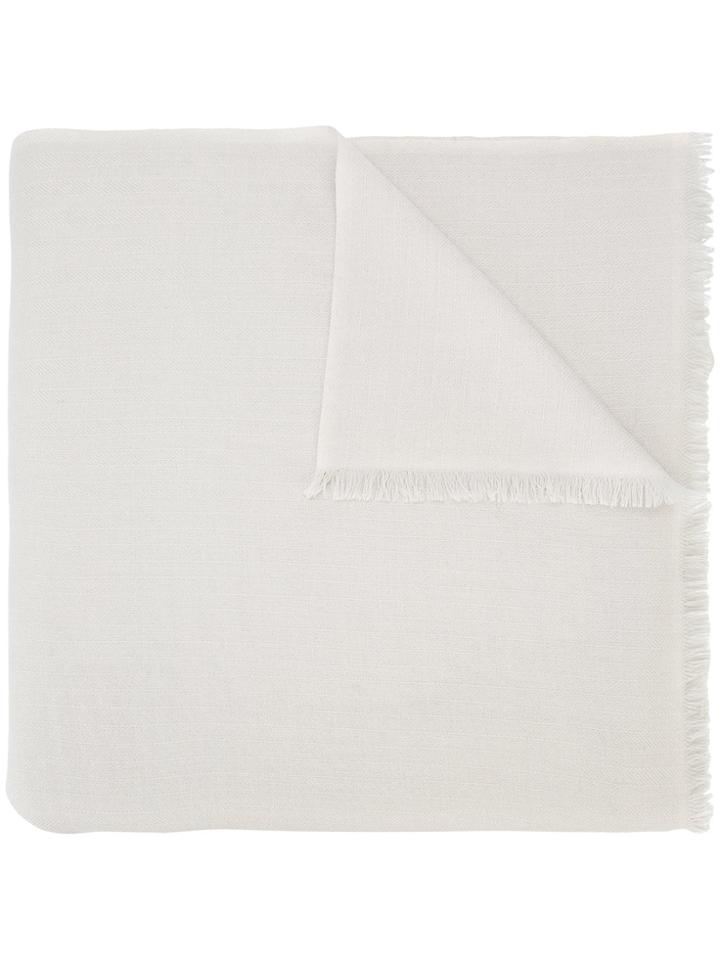 Denis Colomb Frayed Scarf - Nude & Neutrals