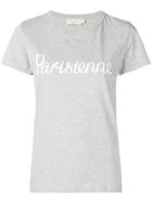 Maison Kitsuné Parisienne Logo T-shirt - Grey
