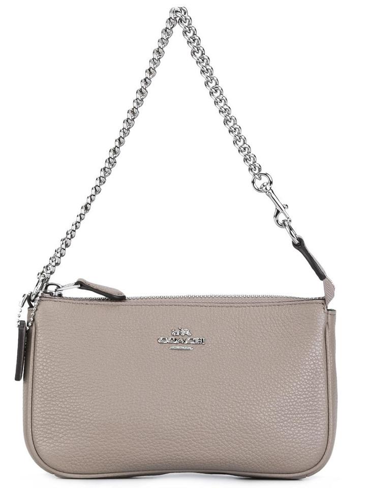 Coach Nolita Clutch, Women's, Nude/neutrals, Calf Leather