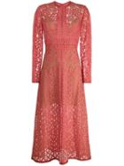 Elie Saab Long-sleeve Lace Dress