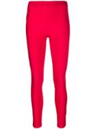 Gucci Logo Leggings - Red