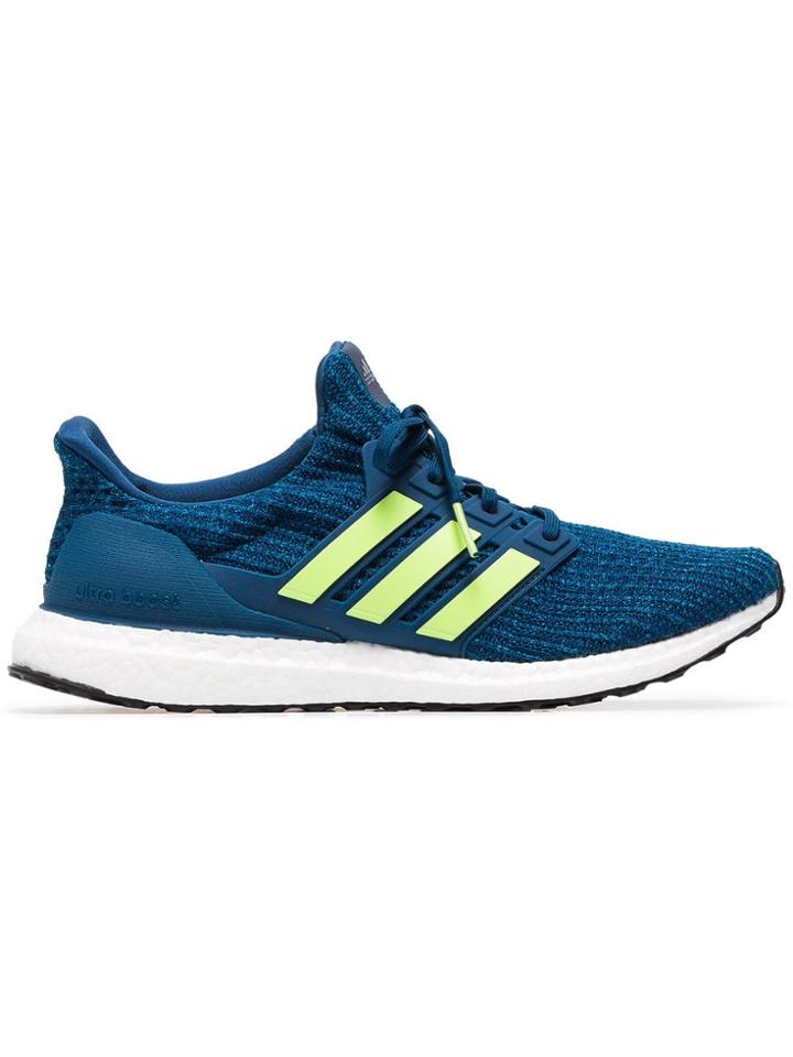 Adidas Blue Ultraboost Low Top Sneakers