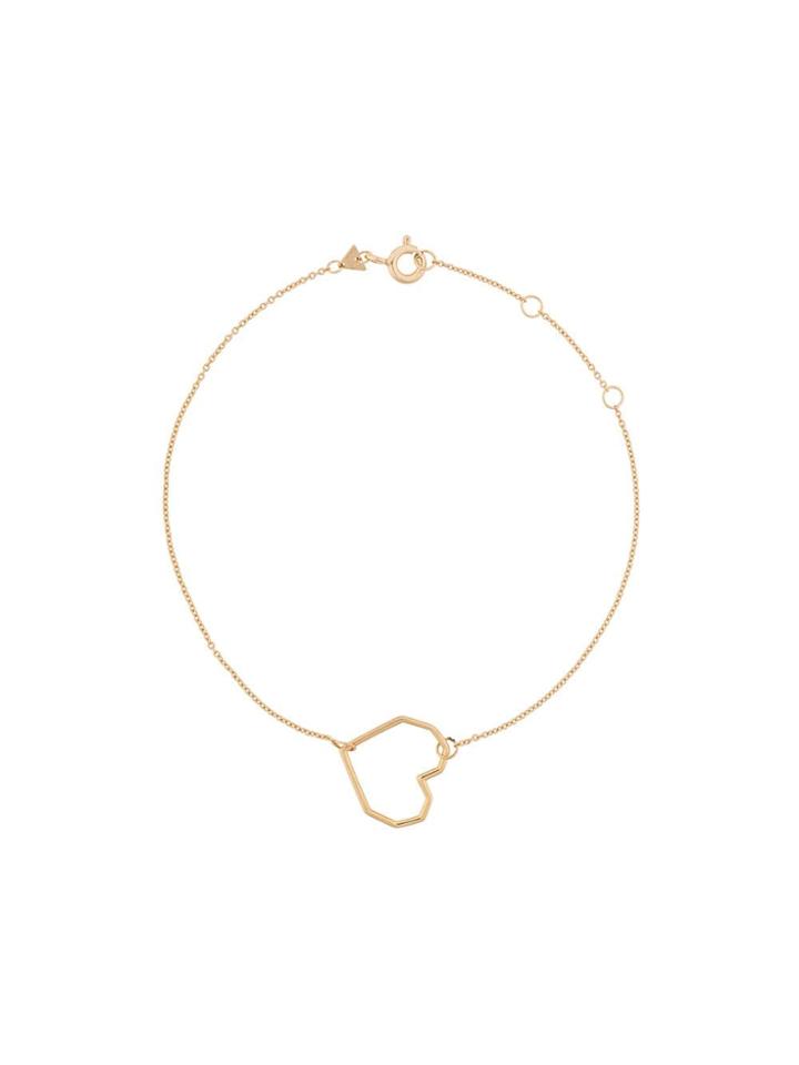 Aliita Shining Heart Bracelet - J1000 Yellow Gold