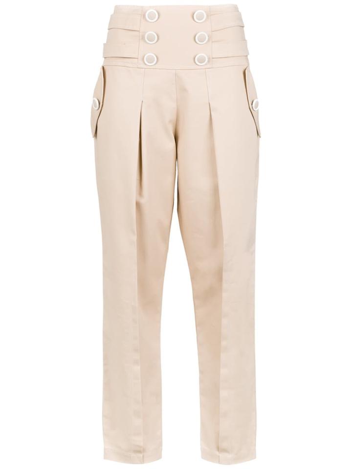 Framed Explorer Trousers - Nude & Neutrals