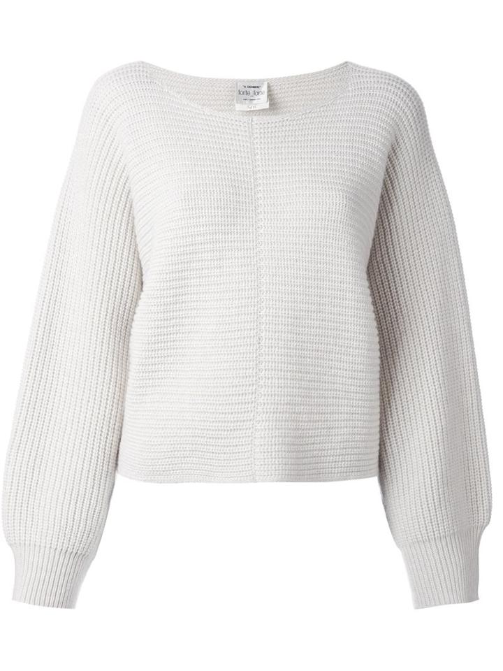 Forte Forte Loose Style Jumper, Women's, Size: 0, White, Cashmere