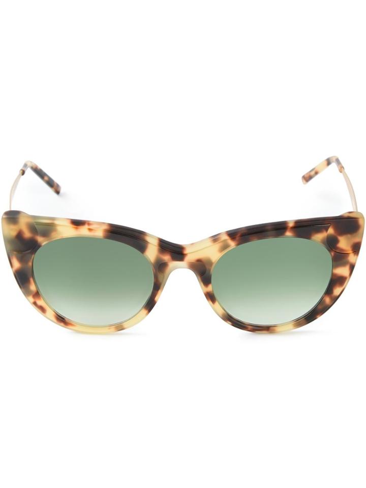 Kyme 'sabry' Sunglasses - Nude & Neutrals