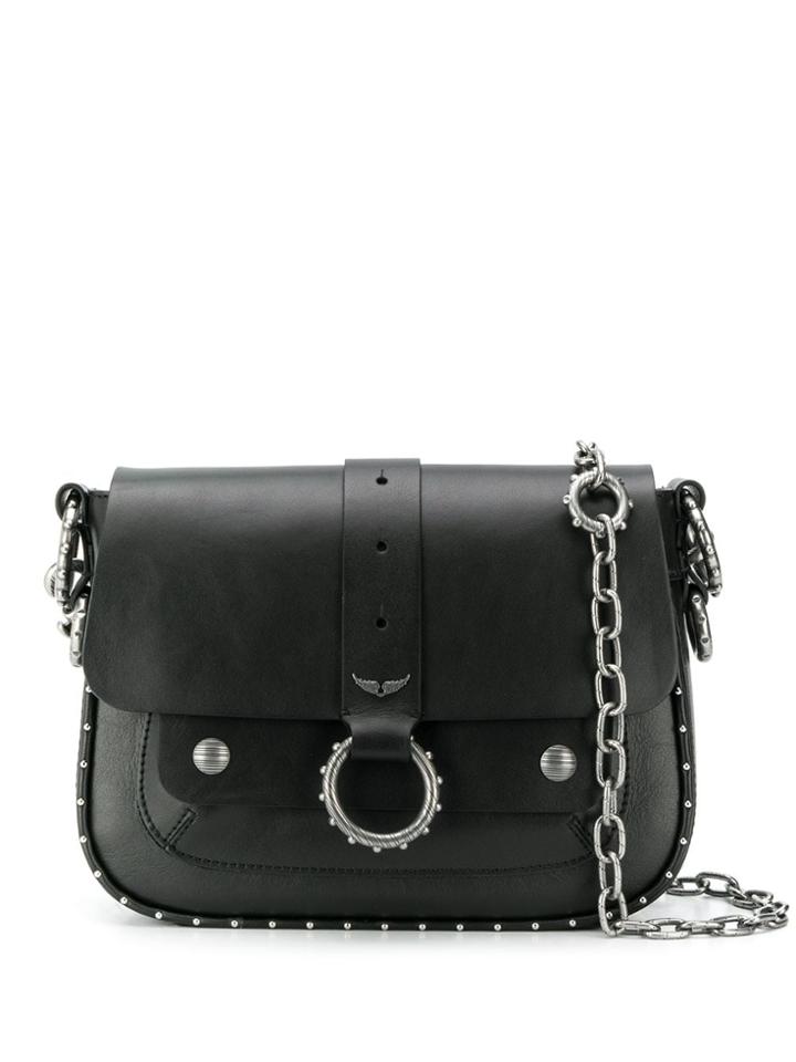 Zadig & Voltaire Kate Smooth Cross-body Bag - Black
