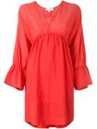 Iro July Dress, Women's, Size: 40, Red, Cotton/viscose