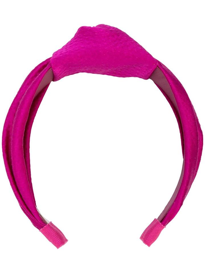 Jennifer Behr Knot-detail Hairband - Pink