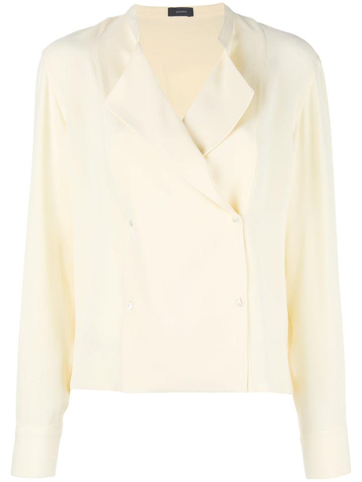 Joseph 'jerry' Blouse, Women's, Size: 40, Yellow/orange, Silk